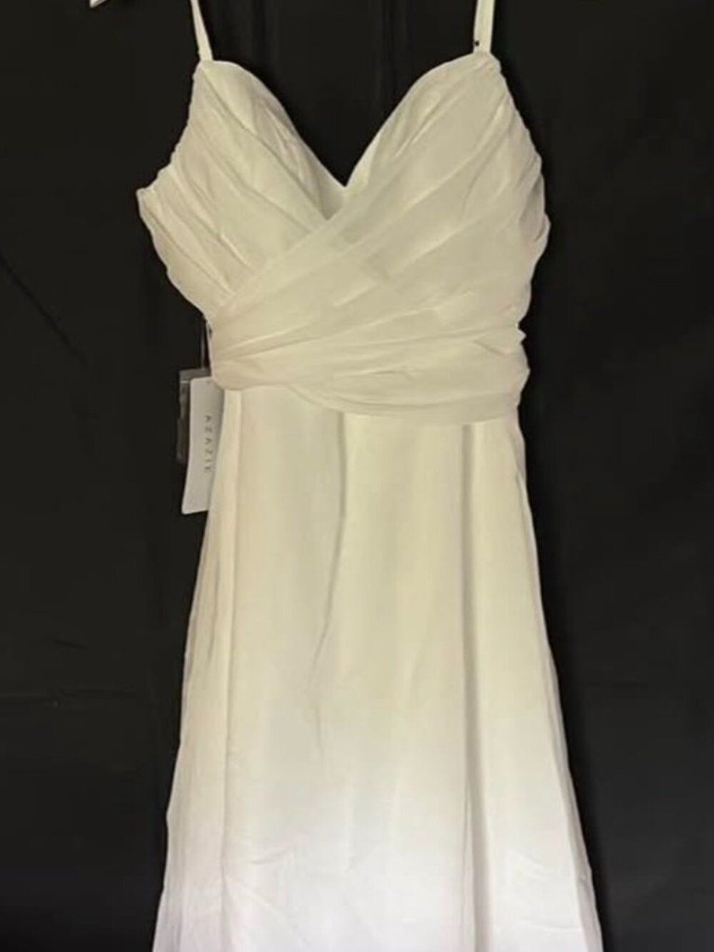 Azazie White Dress